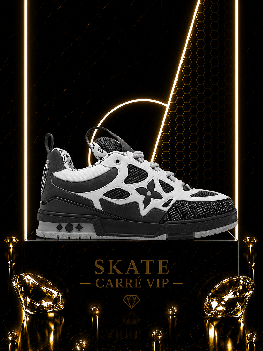Skate Black Grey