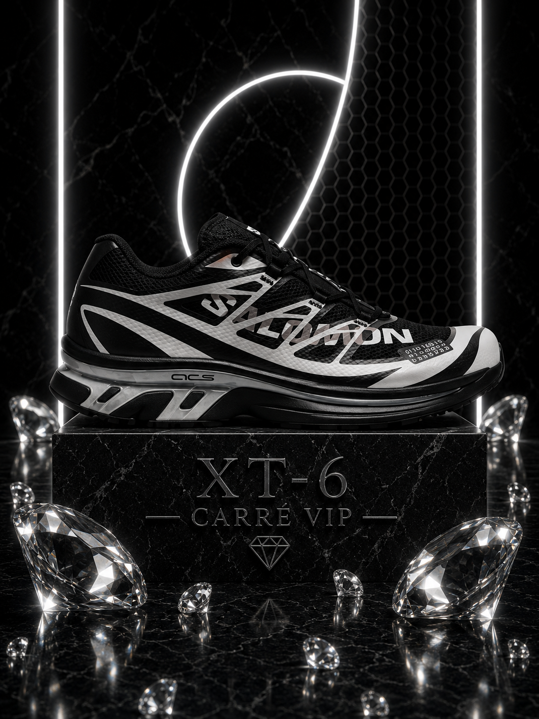 XT-6 MM6 Black Silver Phantom
