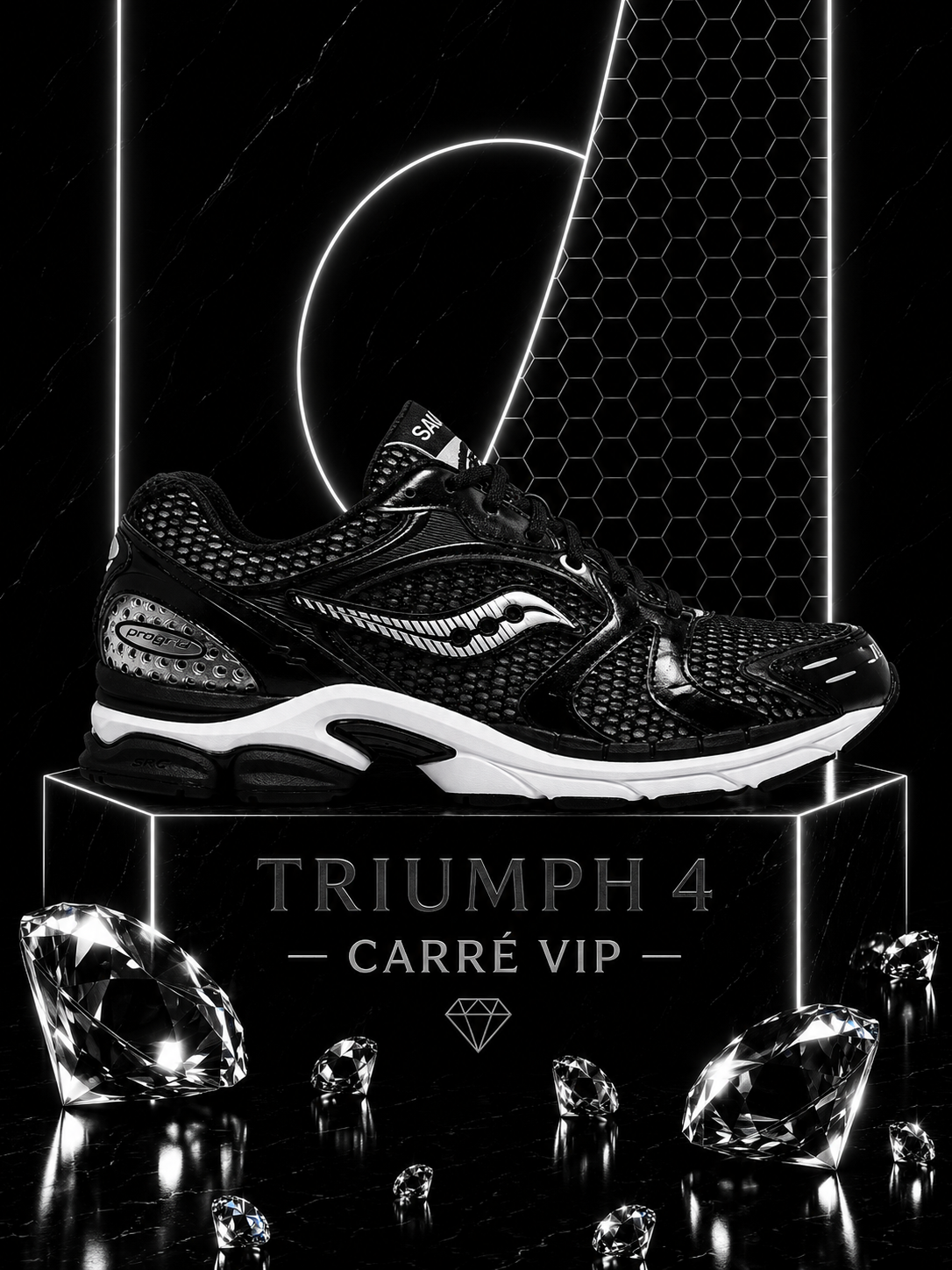 Triumph 4 Black White
