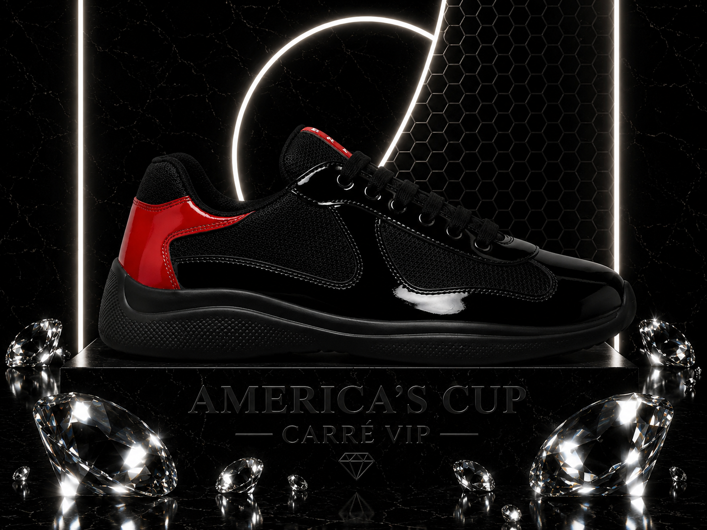 America's Cup Black red