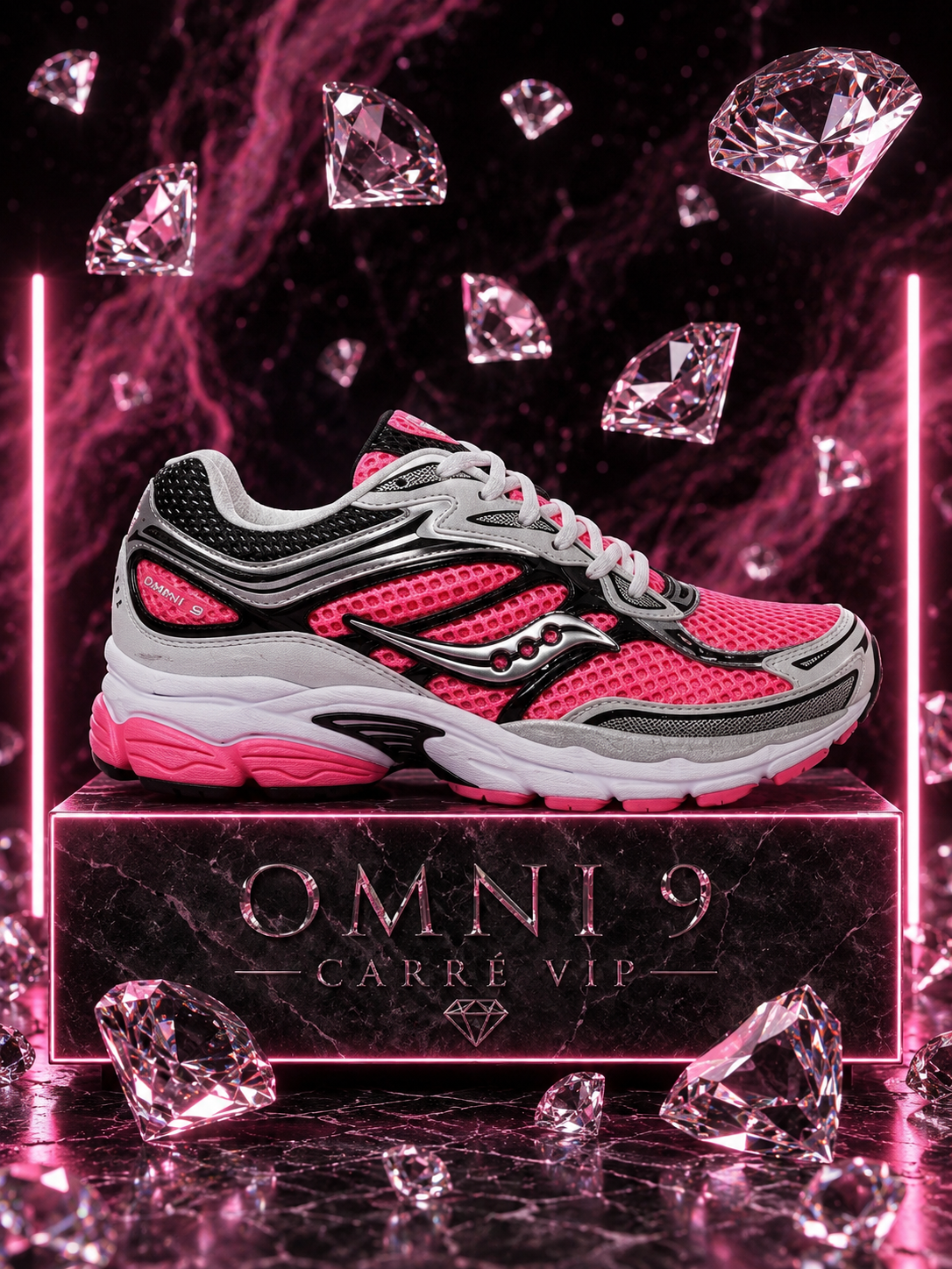 Omni 9 Coral/Silver