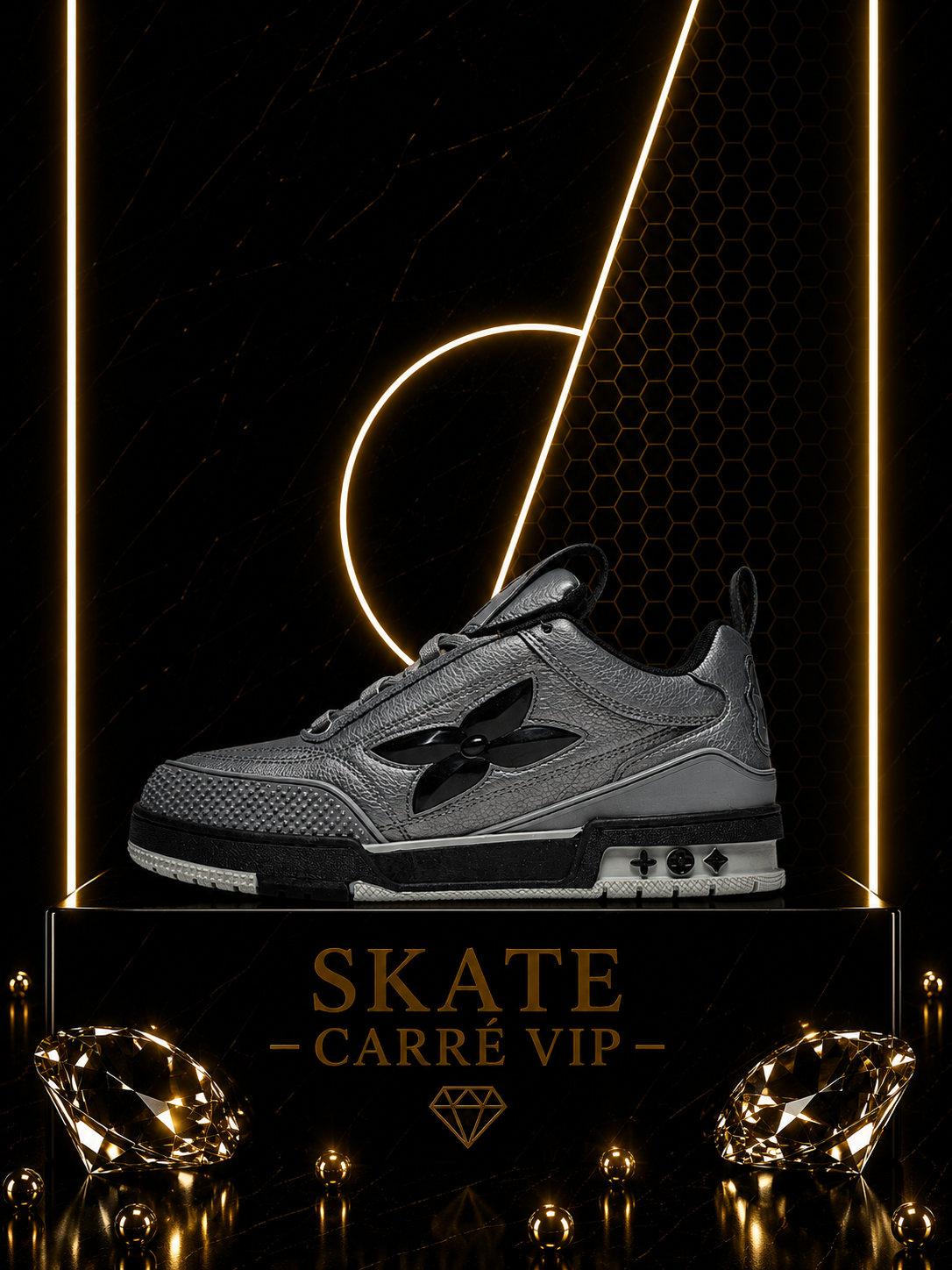 Skate All Grey Black