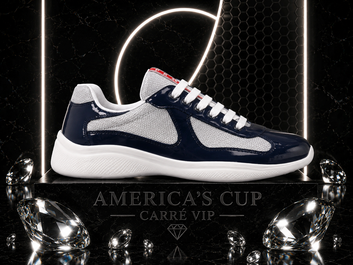 America's Cup Royal Silver Blue
