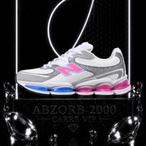 Abzorb 2000 White Grey Blue Pink