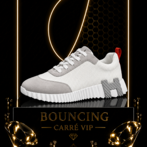 Bouncing White Mesh Grey