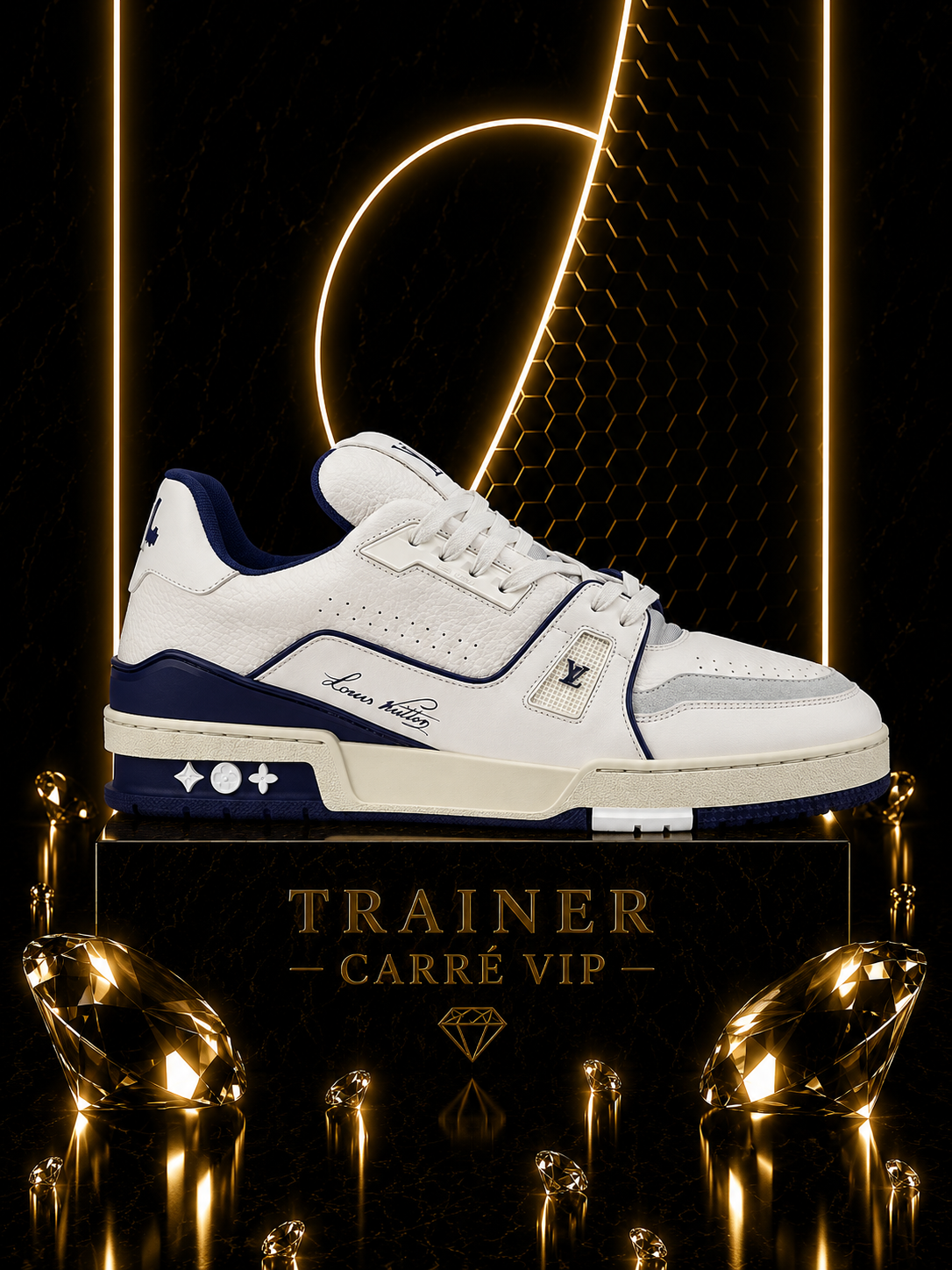 Trainer White Navy