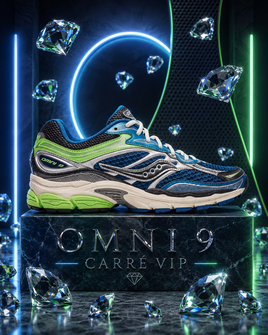 Omni 9 Blue/Lime
