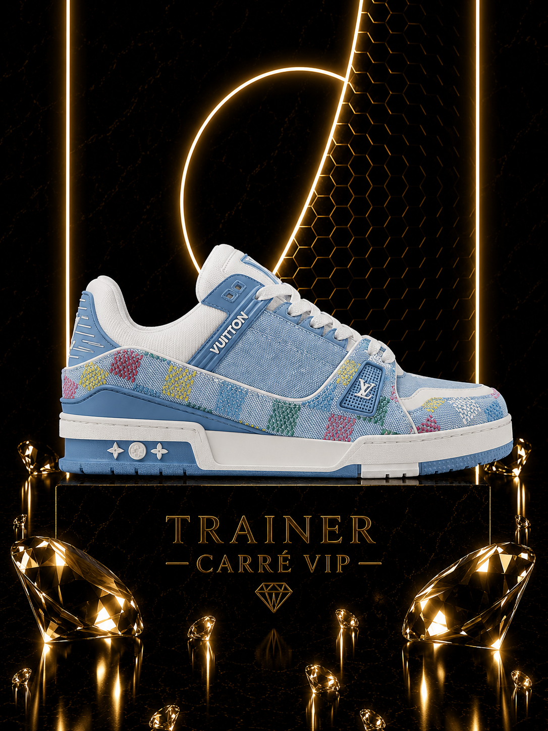 Trainer Denim Blue Multi