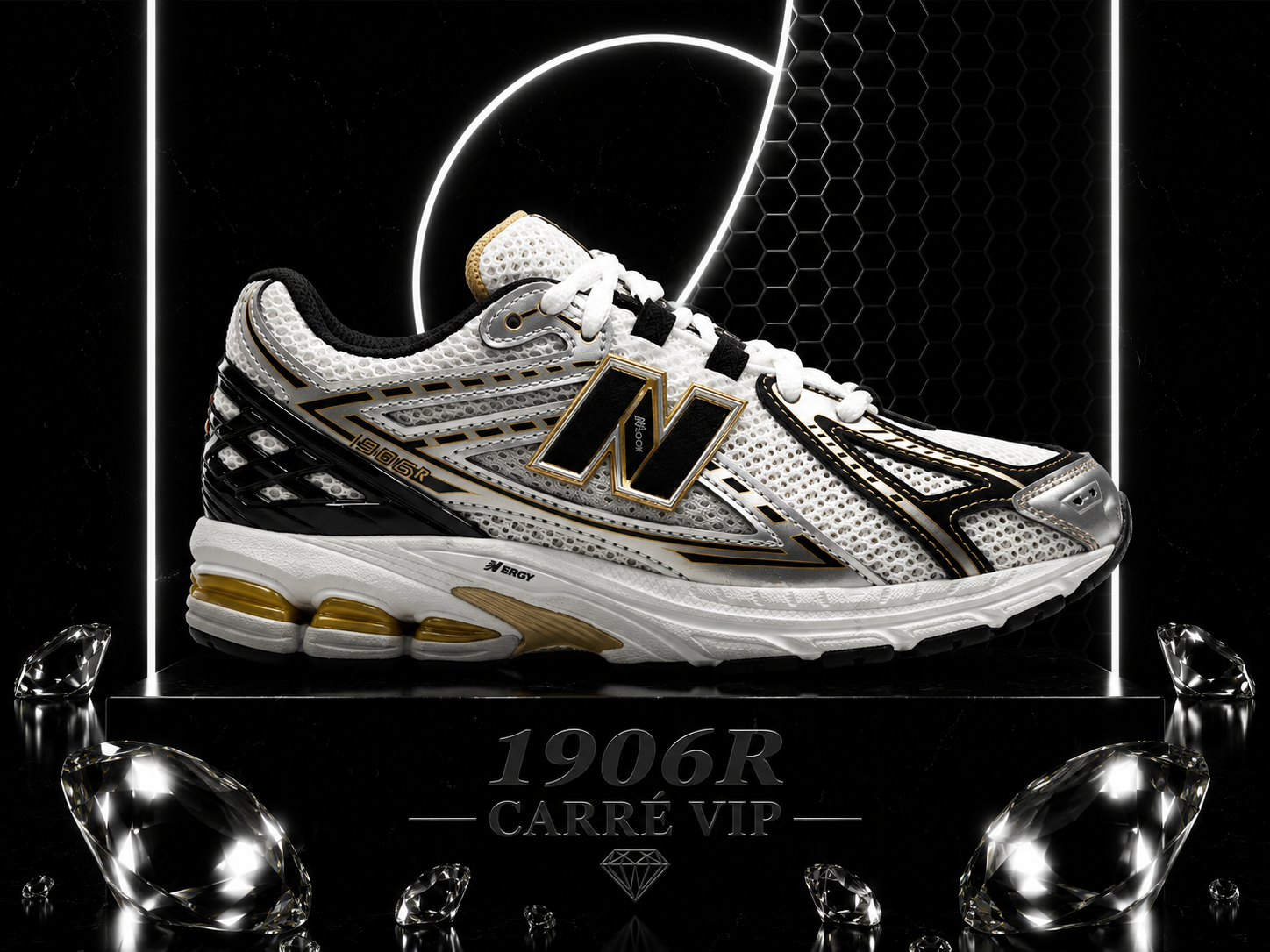 1906R White Metallic Gold