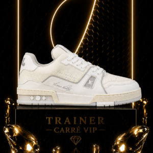 Trainer White Monochrome Grey