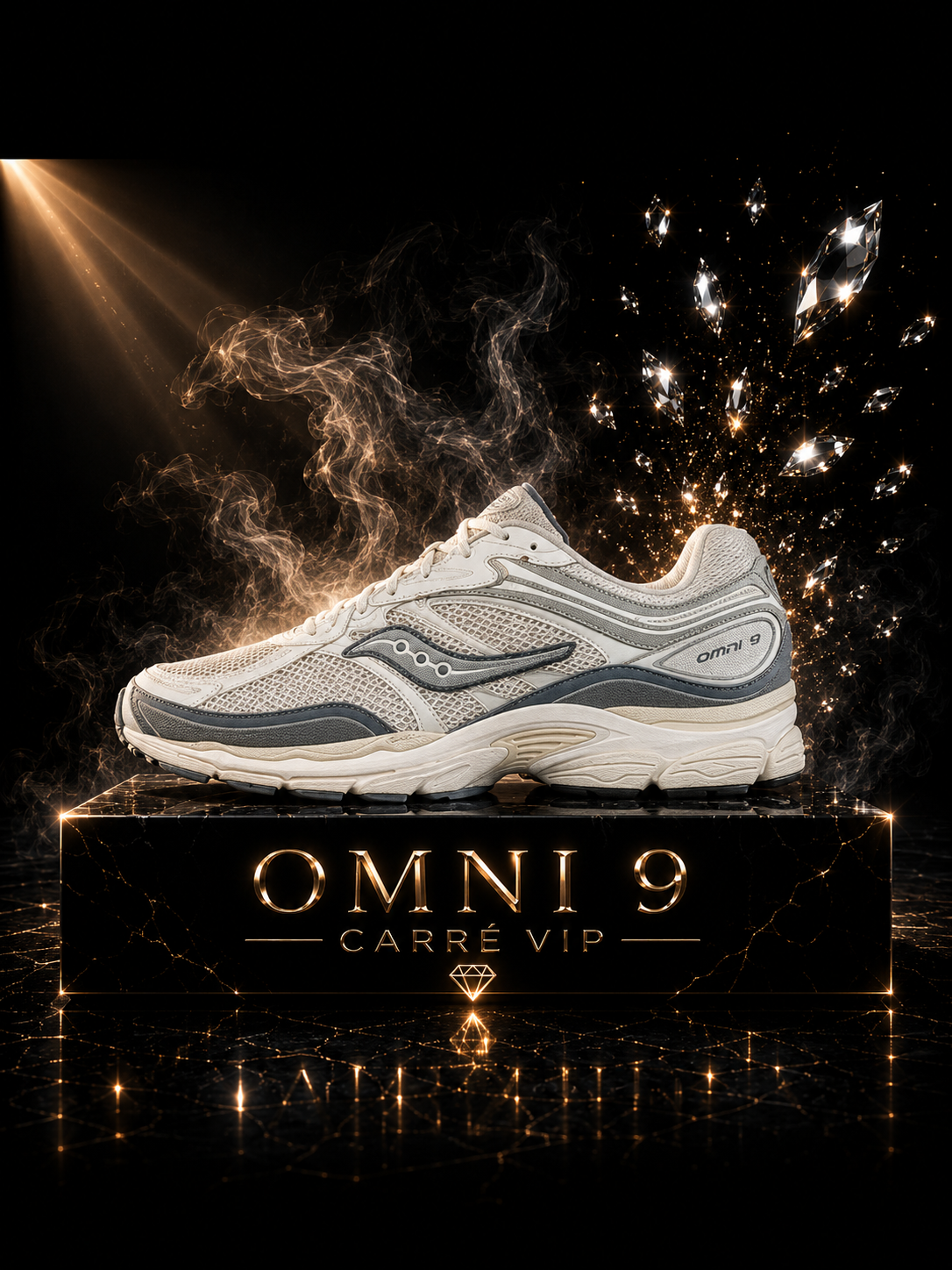 Omni 9 Ivory/Blue