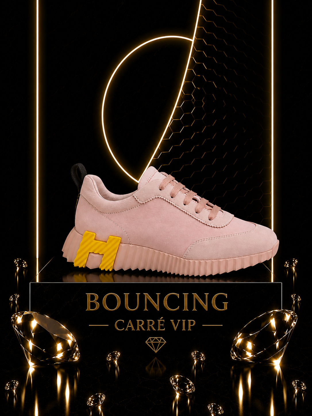 Bouncing Pink