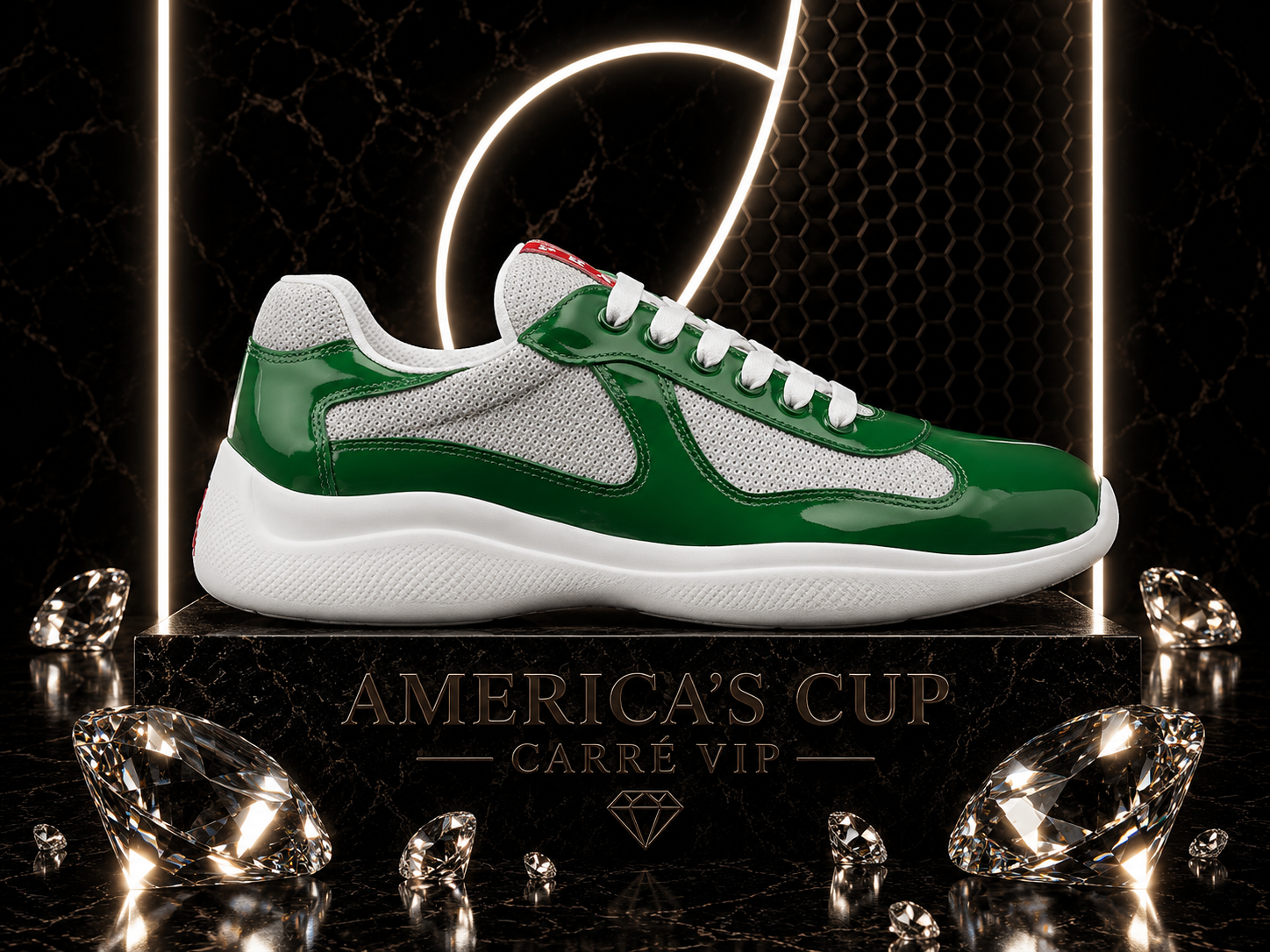 America's Cup Green Silver