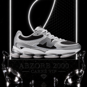 Abzorb 2000 Silver Metallic Faded Black