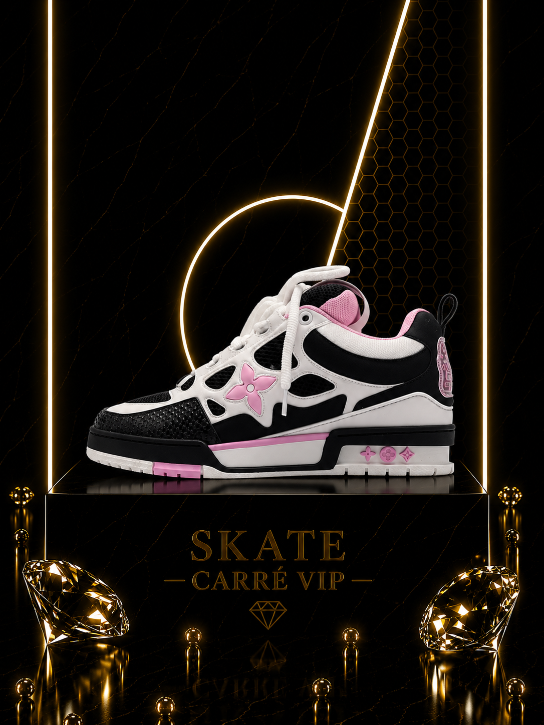 Skate Black Pink