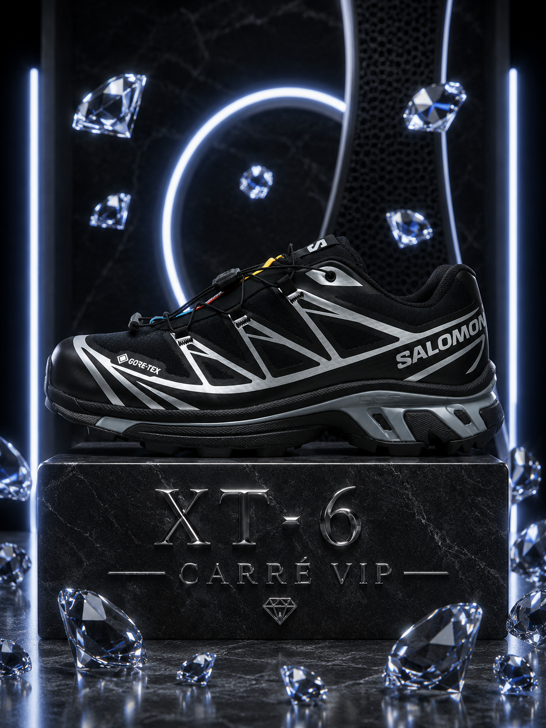 XT-6 GTX Black Silver