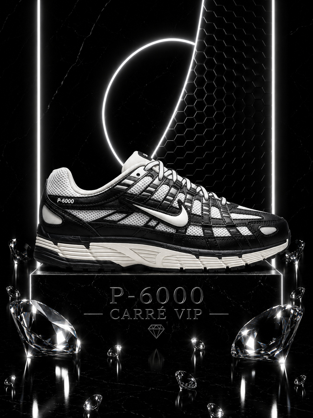 P-6000 Black Muslin Sain