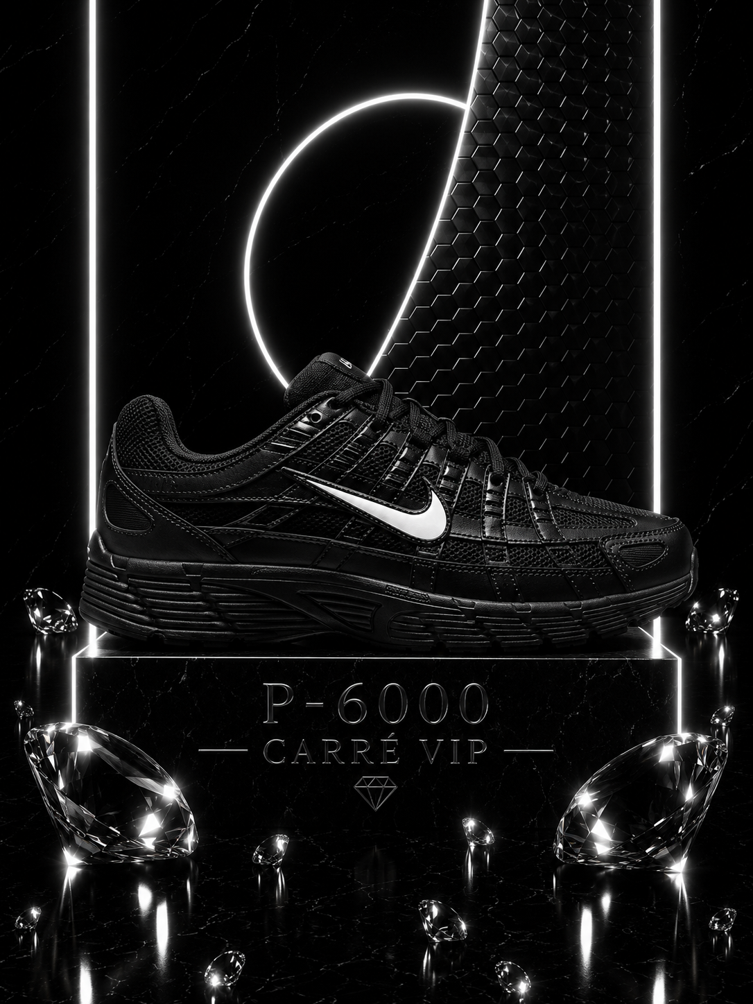 P-6000 Black White