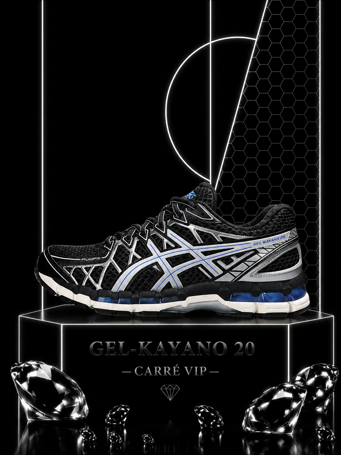 Gel-Kayano 20 Black Pure Silver
