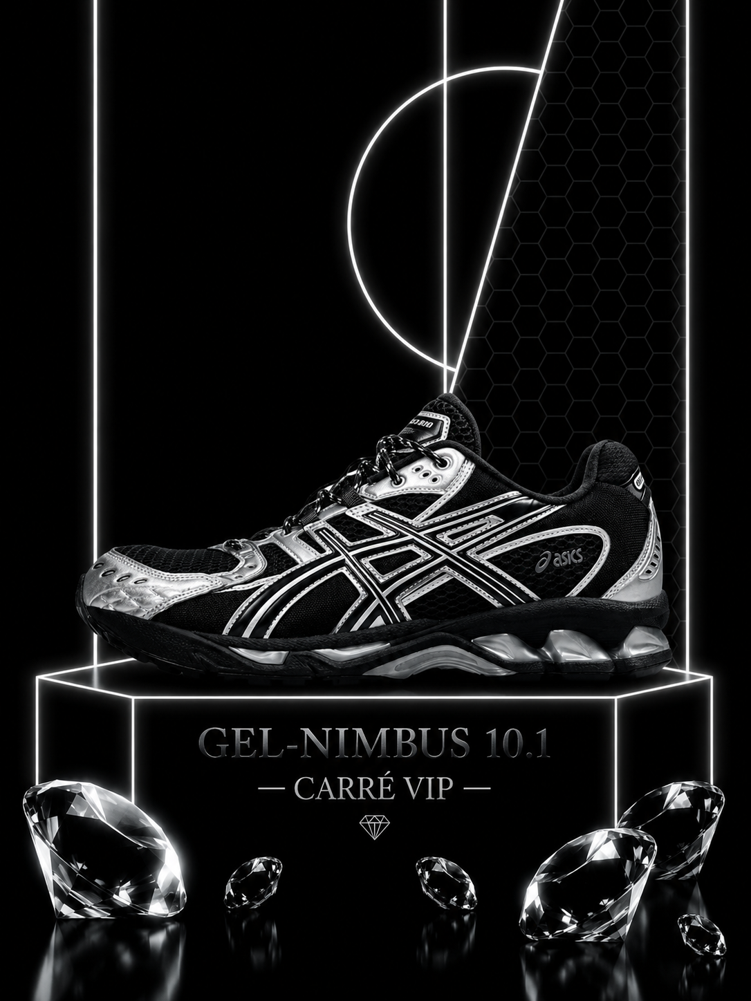 Gel-Nimbus 10.1 Black Silver