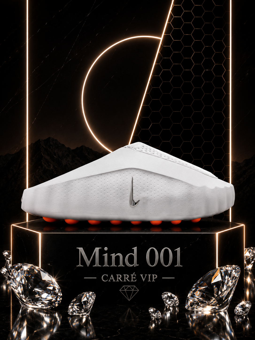 Mind 001 Slide Light Smoke Grey
