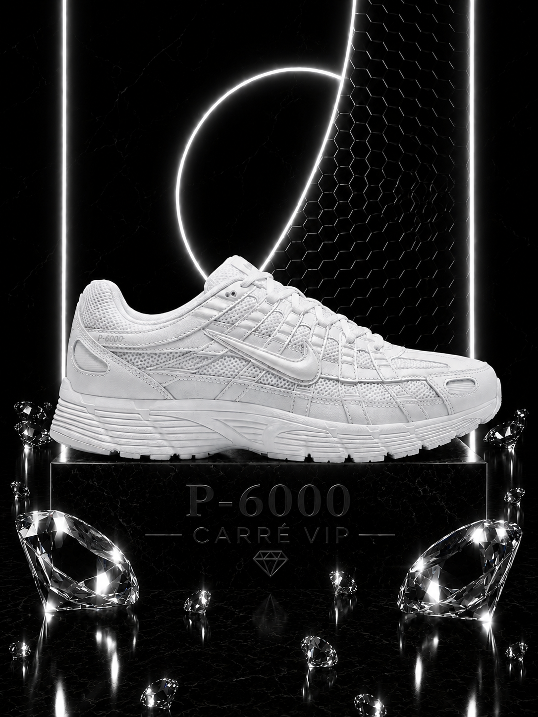 P-6000 Triple White