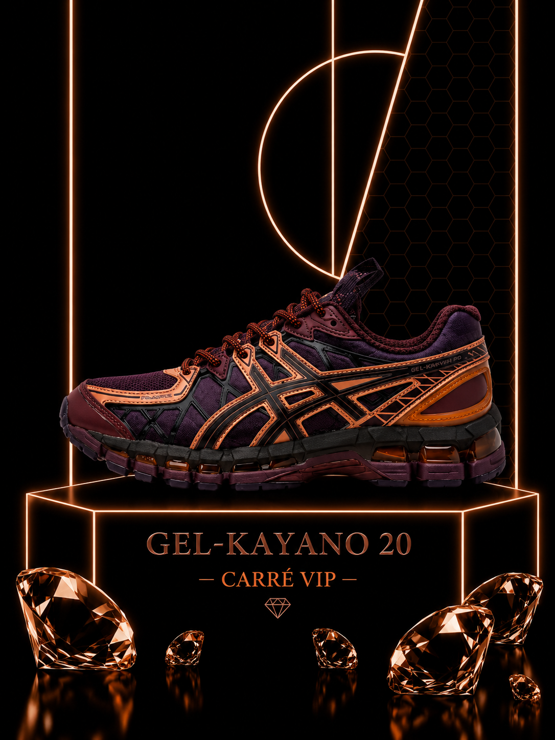 Gel-Kayano 20 Deep Plum Beet Juice