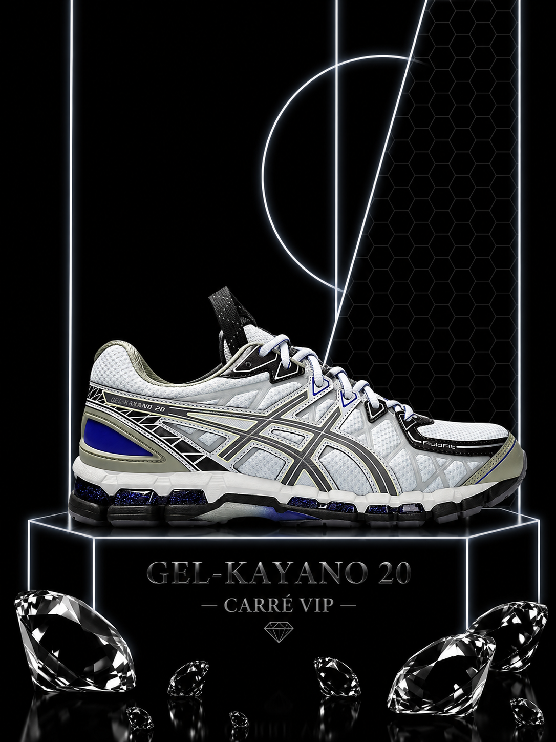 Gel-Kayano 20 Glacier Grey Lavender Grey