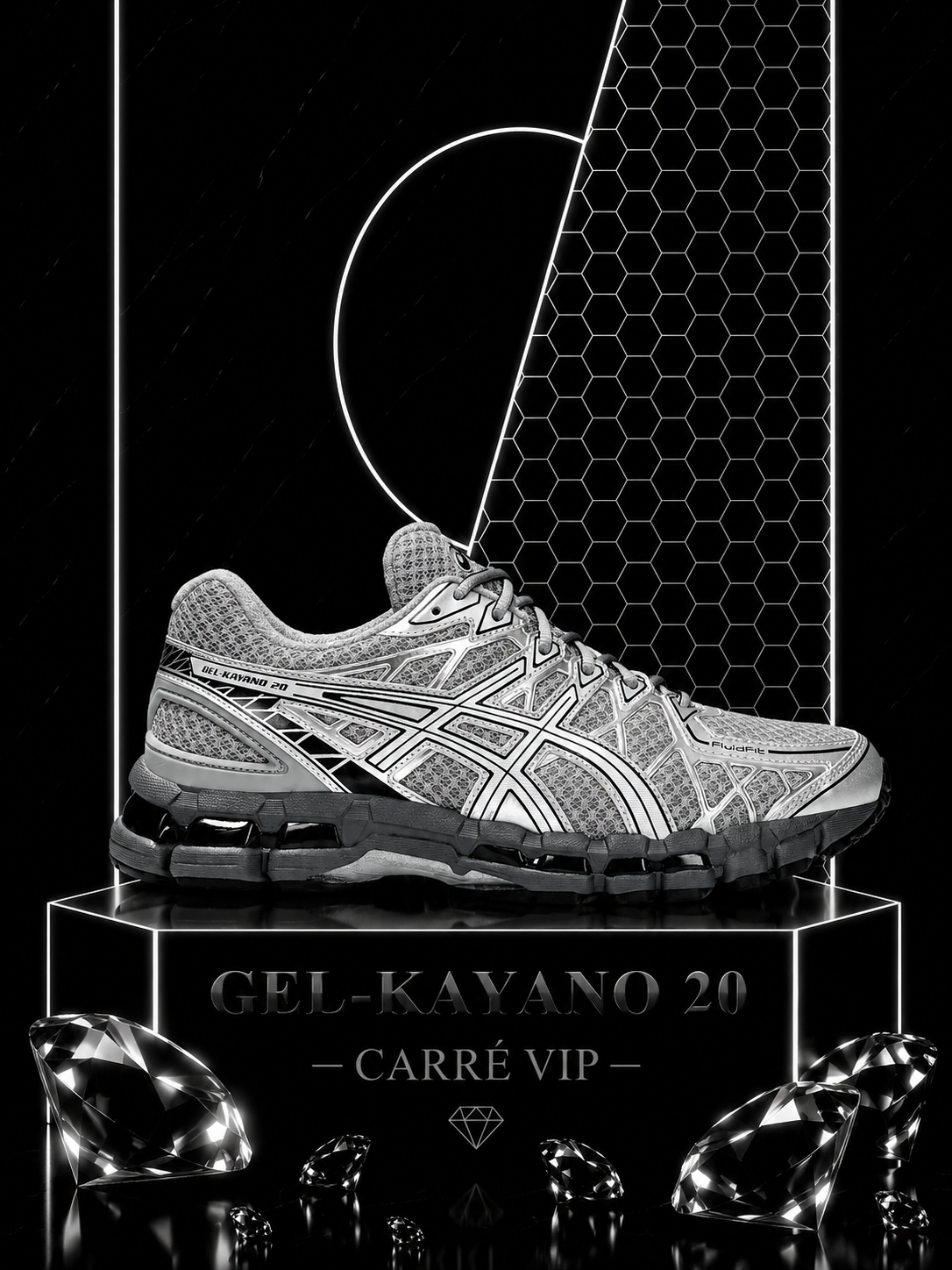 Gel-Kayano 20 Gravel Pure Silver