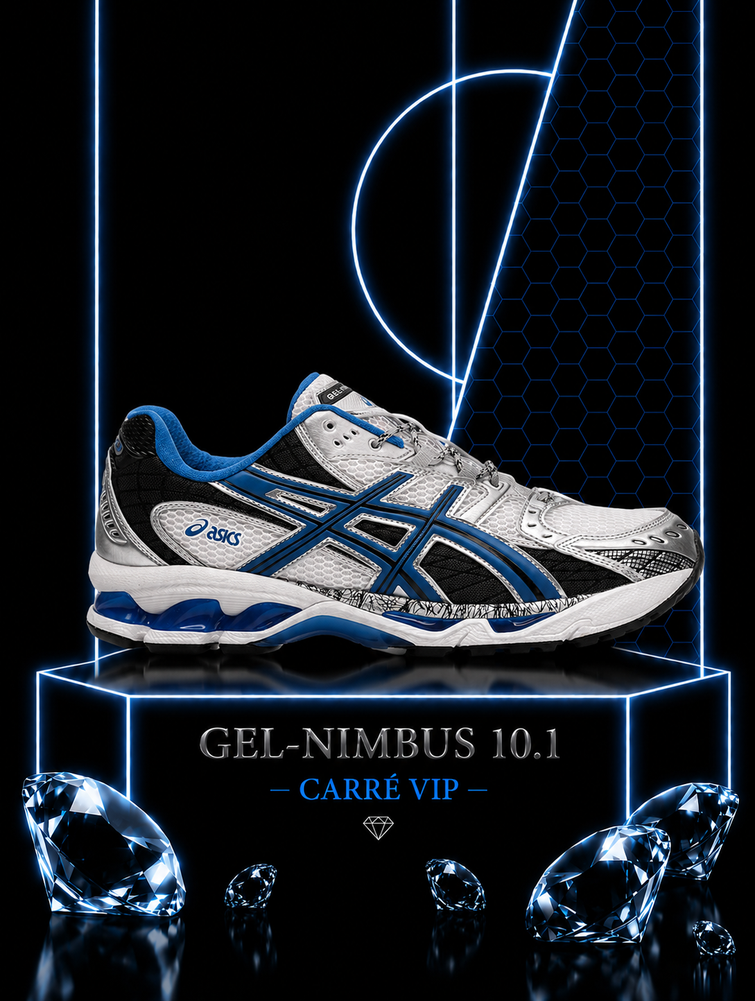 Gel-Nimbus 10.1 White Directoire Blue