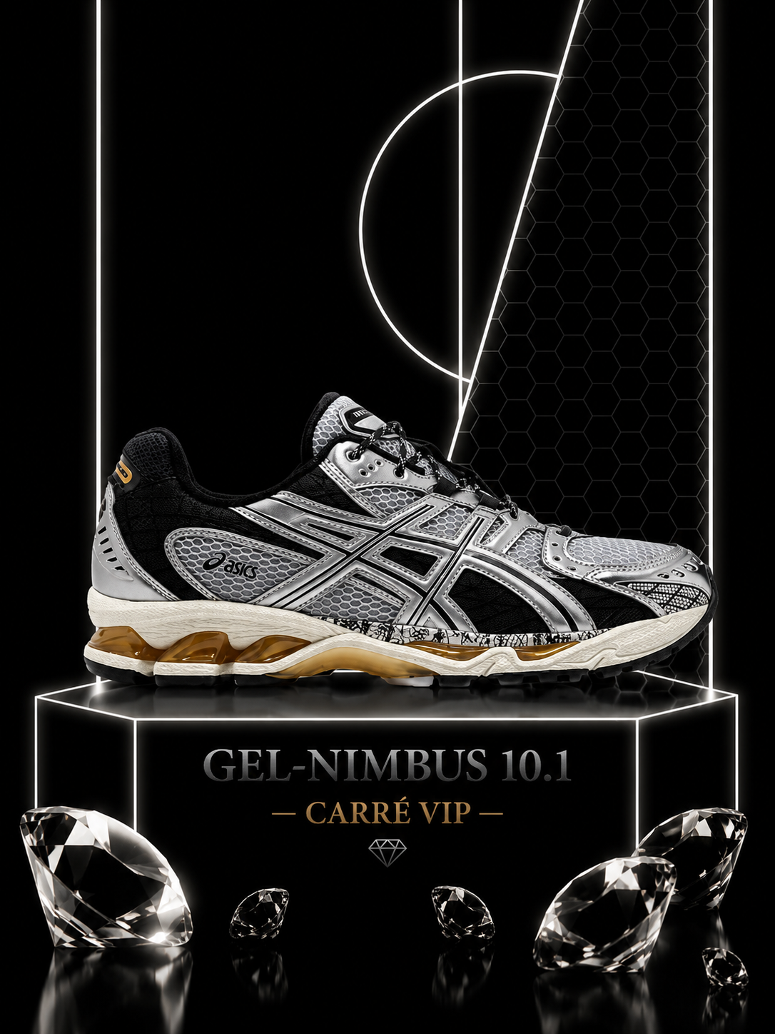 Gel-Nimbus 10.1 Piedmont Grey Pure Silver