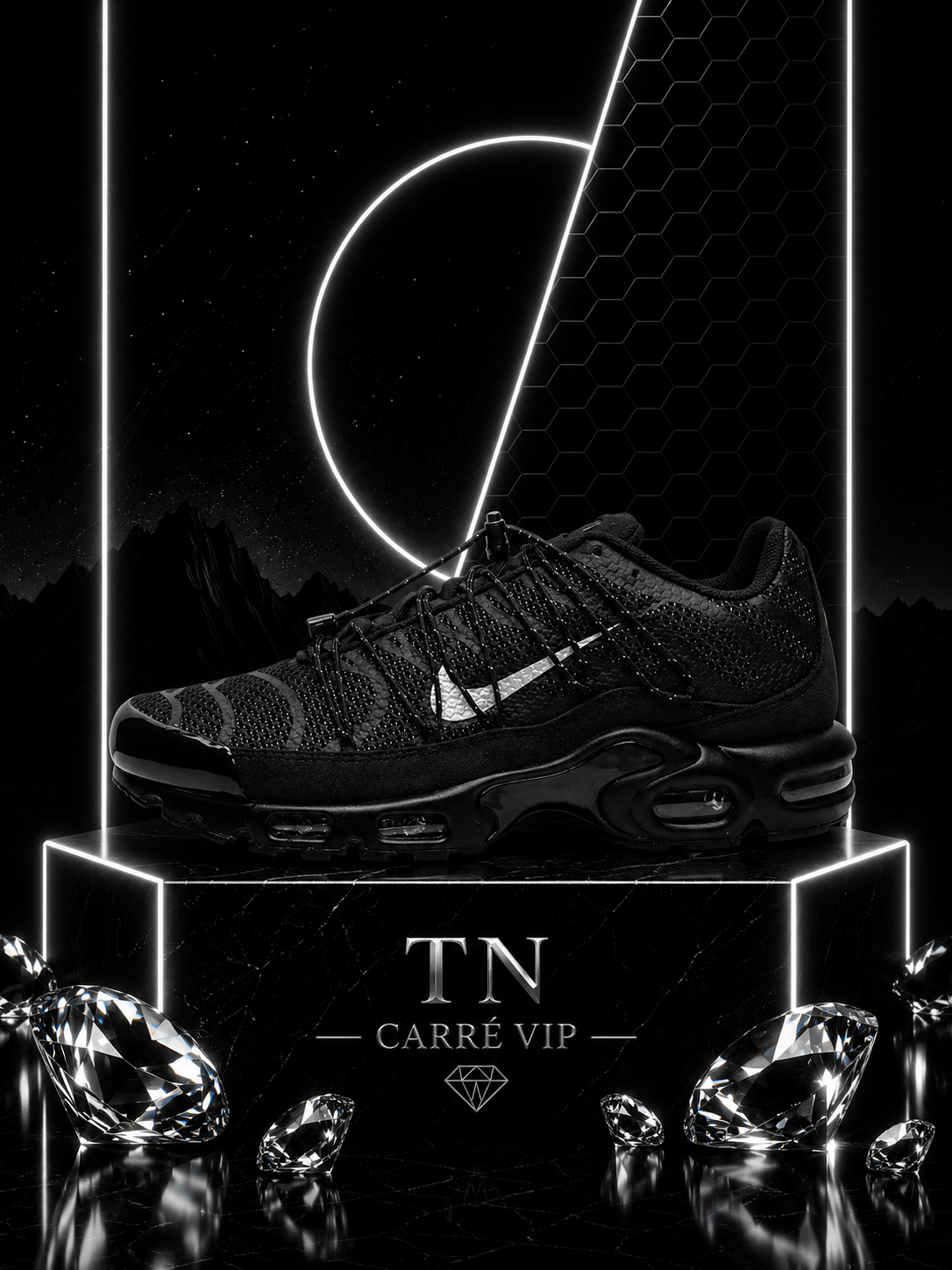 TN Utility Black Reflective