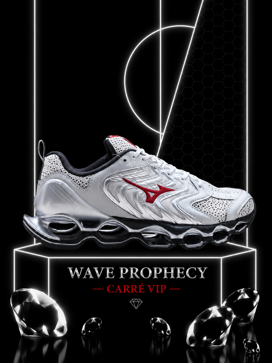 Wave Prophecy Silver Red