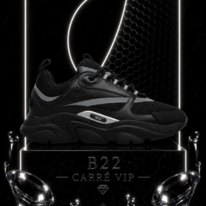 B22 Black Reflective