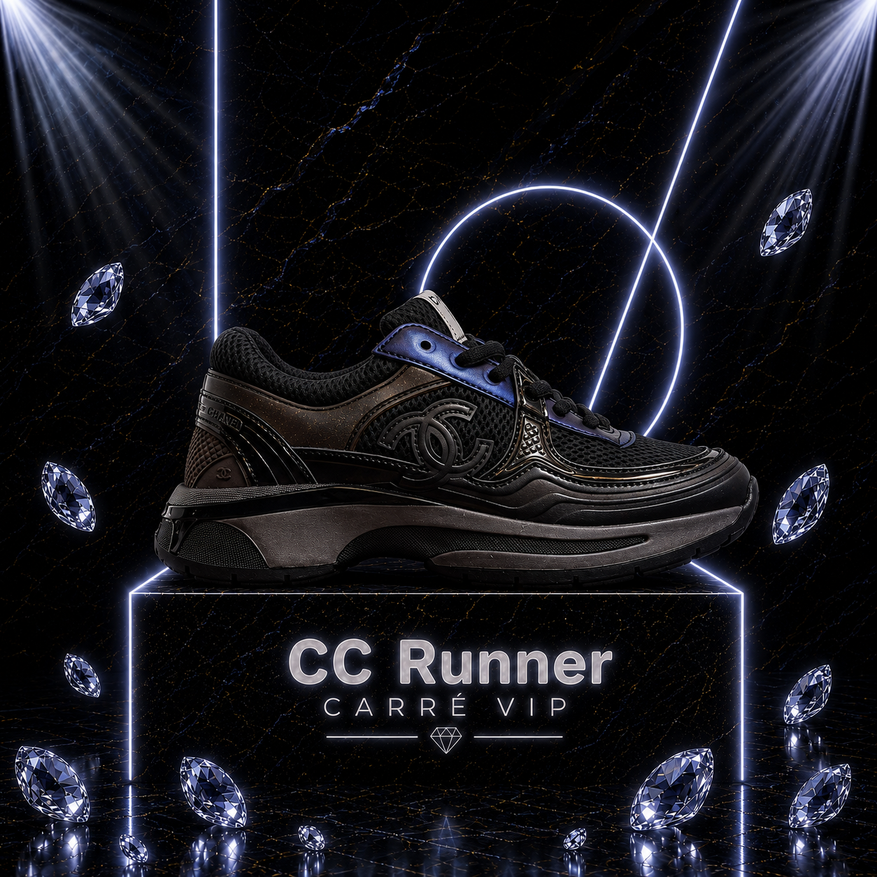 CC Runner Black Blue