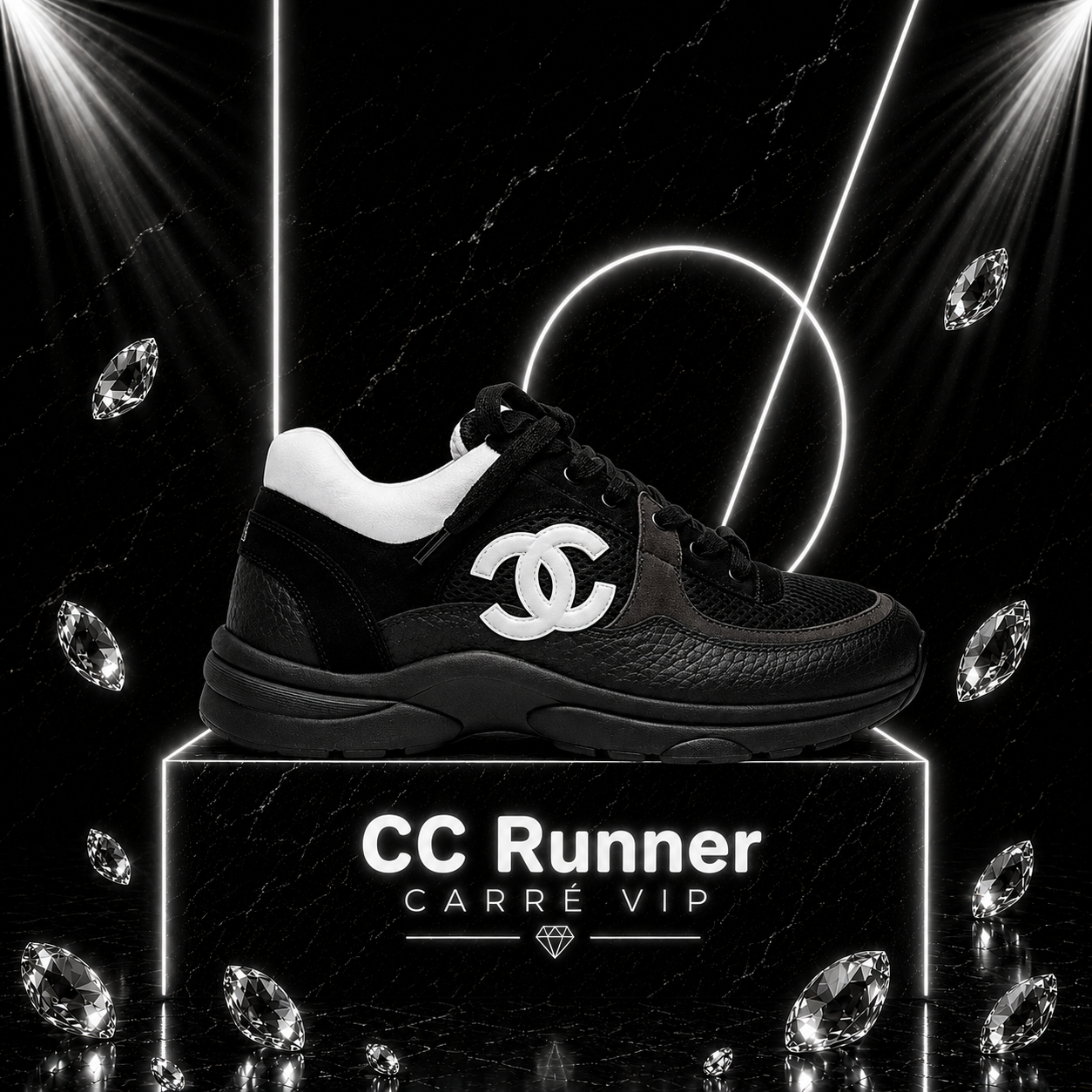 CC Runner Black White