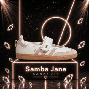 Samba Jane White Pink Gum