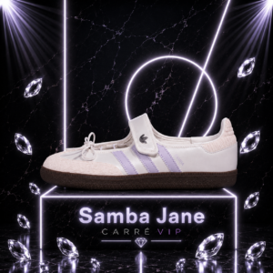 Samba Jane Chalk White Silver Dawn