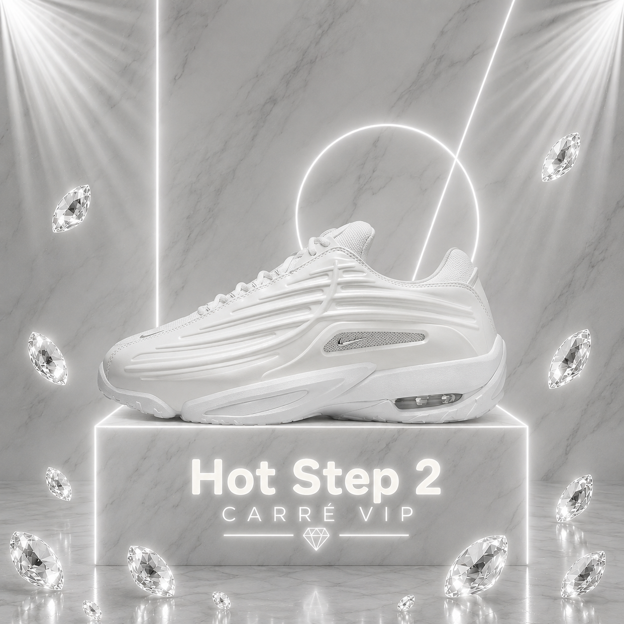 Hot Step 2 Triple White