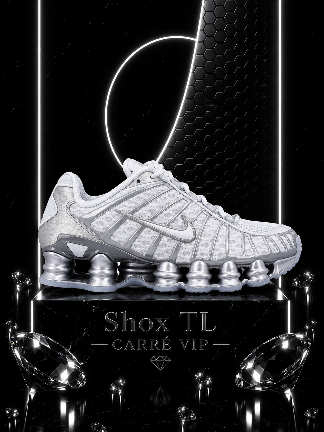 Shox TL Silver