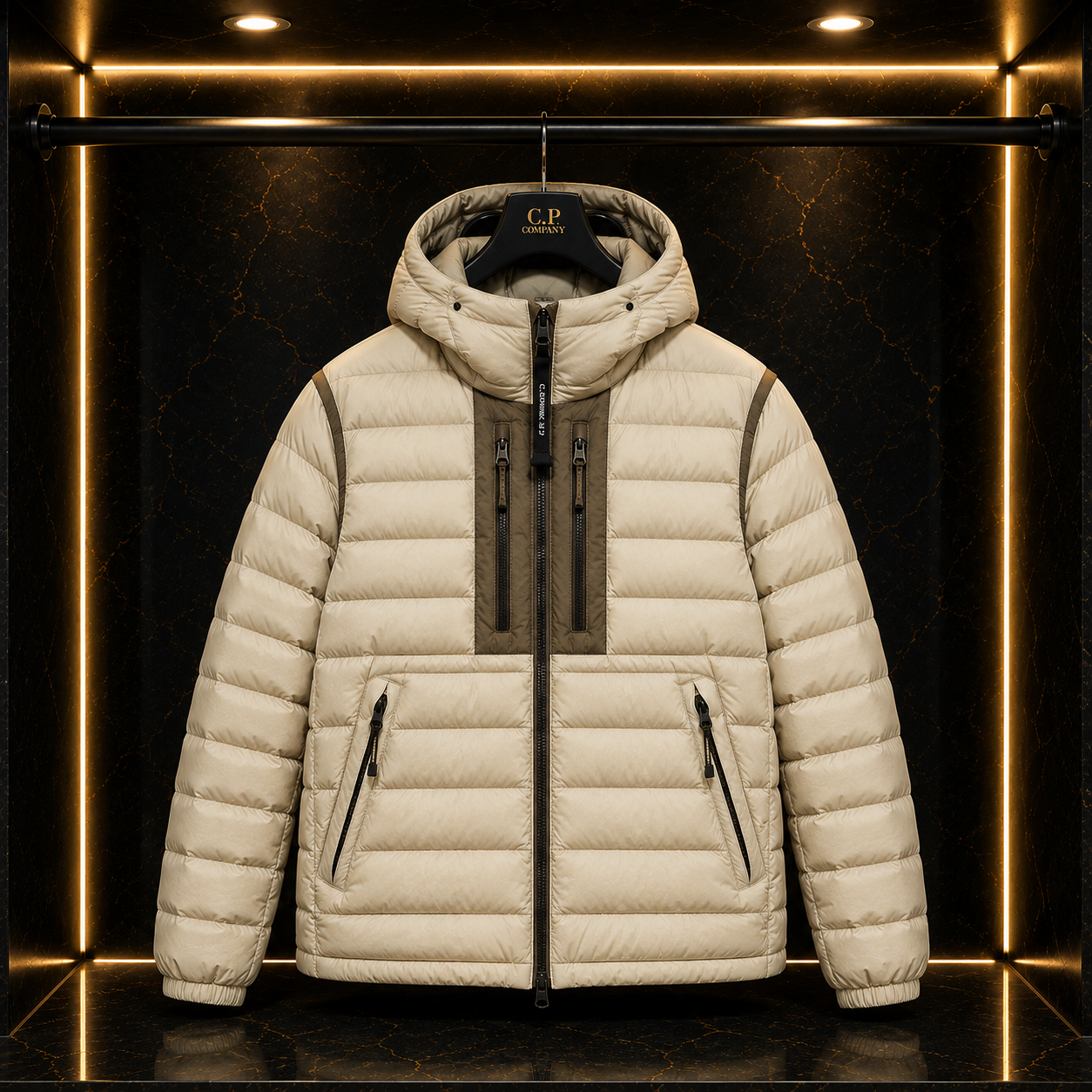 DD Goggle – Doudoune Crème