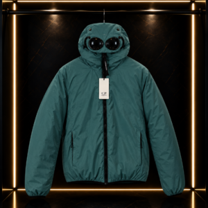 DD Goggle – Veste Technique Vert Pétrole à Lunettes