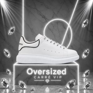 Oversized New Tech Calf White Black