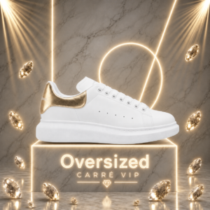 Oversized White Gold