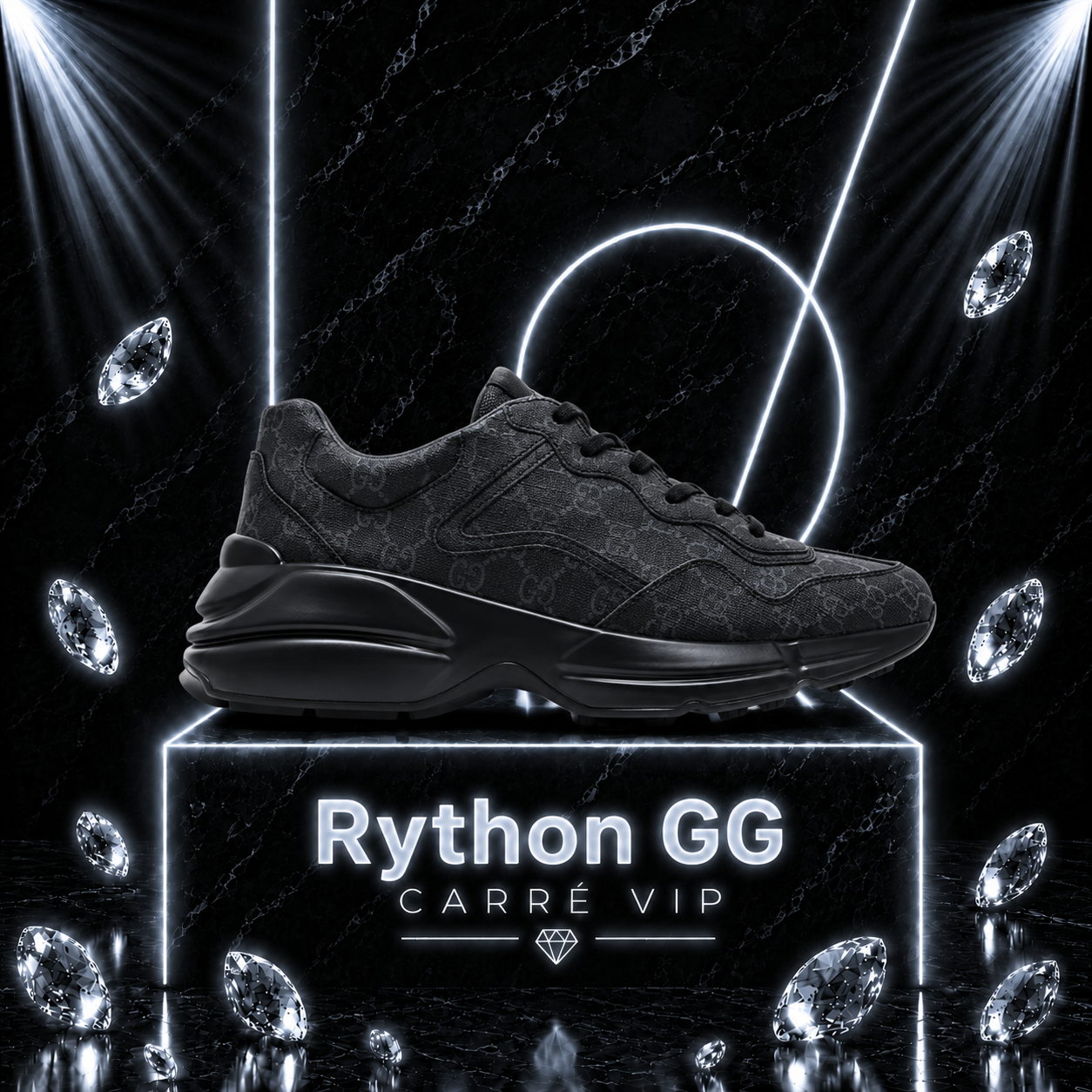 Rython GG Black Monogram