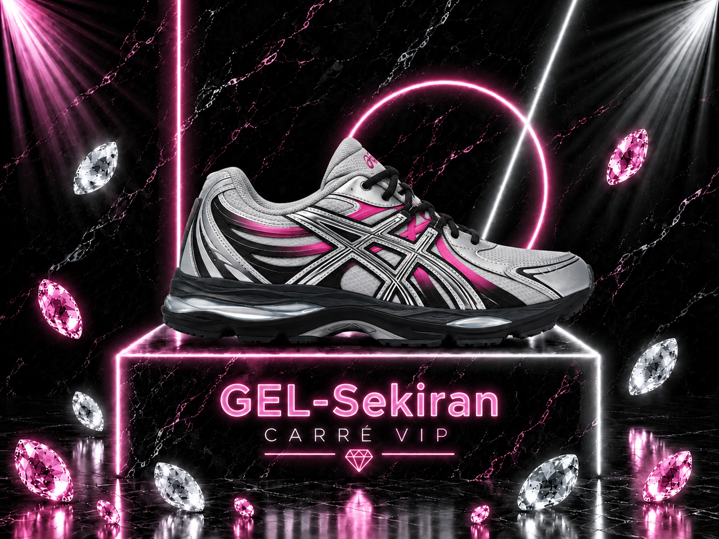 GEL-Sekiran Hot Pink Piedmont Grey