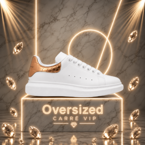 Oversized Rose Gold Crocodile