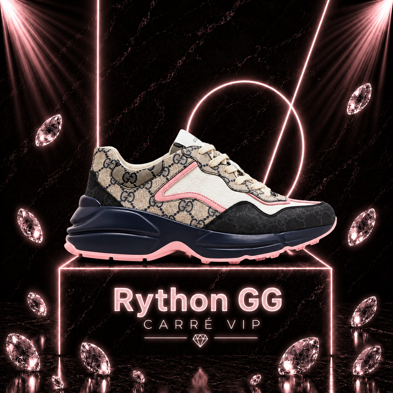 Rython GG Blue Monogram