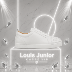 Louis Junior Spikes Leather White